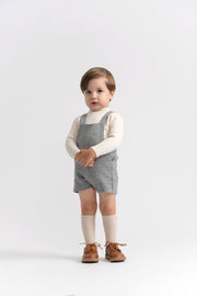 Boys Stretch Herringbone Overall